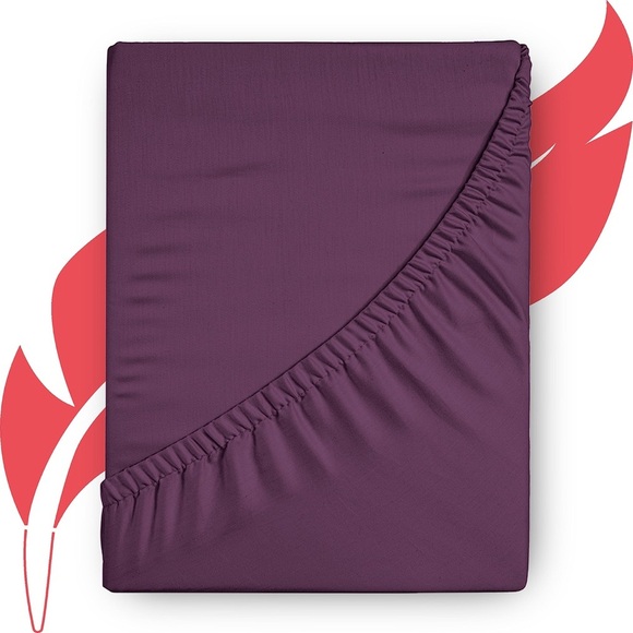 Ashton Sheets 1000-Thread-Count 100% Egyptian Cotton Twin Fitted Sheet Only - Picture 1 of 11